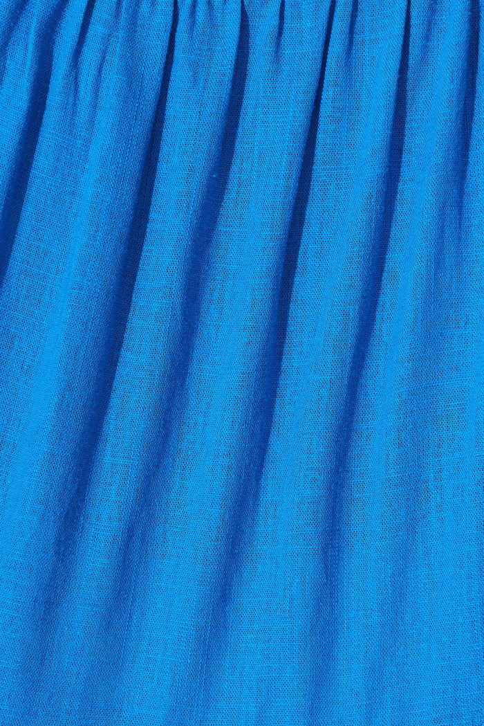 Armagh Top In Blue Linen Blend - St Frock (Dev)