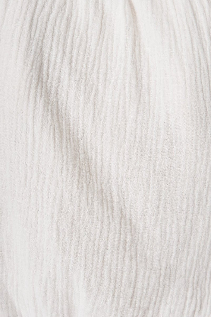 Chancery Top In White Cotton - St Frock (Dev)
