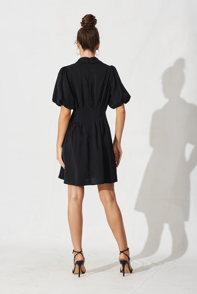 Take Charge Dress In Black - back
