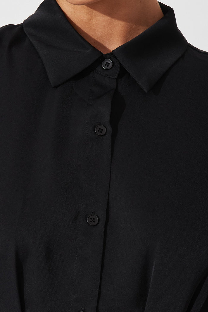 Take Charge Dress In Black - detail