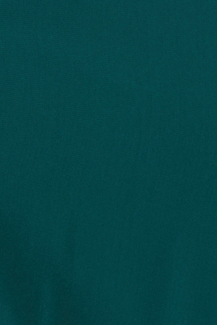 Take Charge Dress In Emerald - fabric