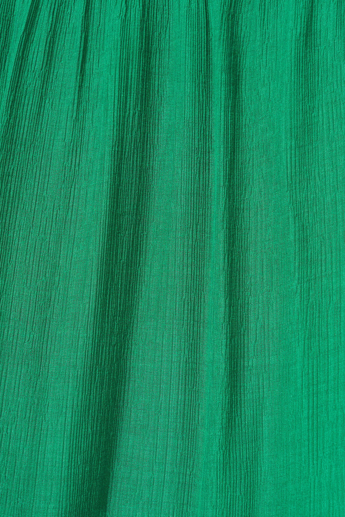 Campania Midi Dress In Green - fabric
