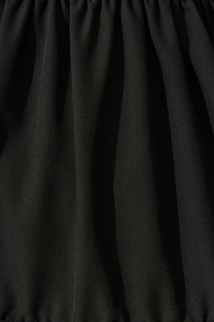 Amarini Dress In Black - fabric