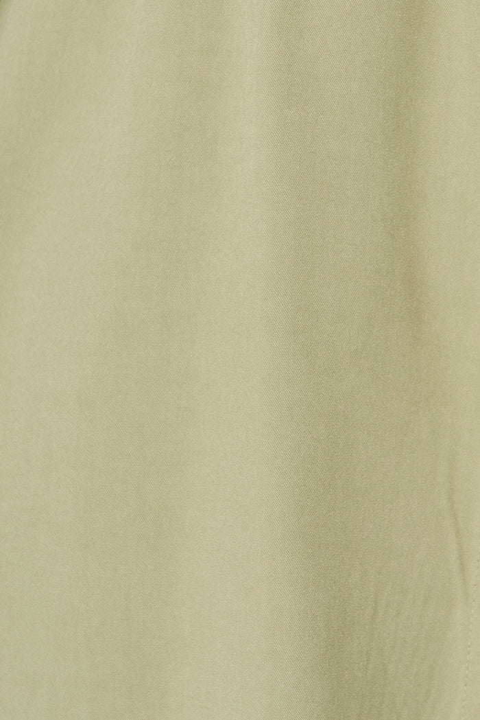 Repton Shirt Dress In Khaki - fabric