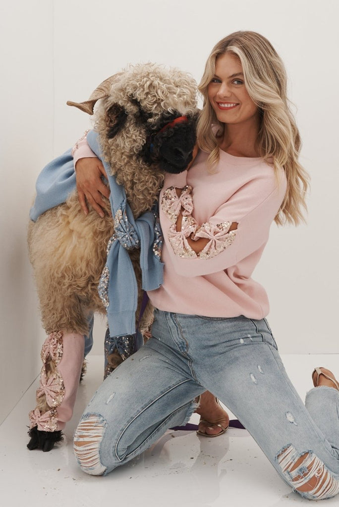 Chicago Ripped Jeans In Light Blue Denim - St Frock (Dev)