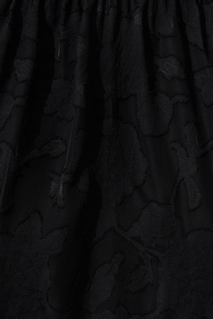 Brittney Maxi Dress In Black Burnout Chiffon - St Frock (Dev)