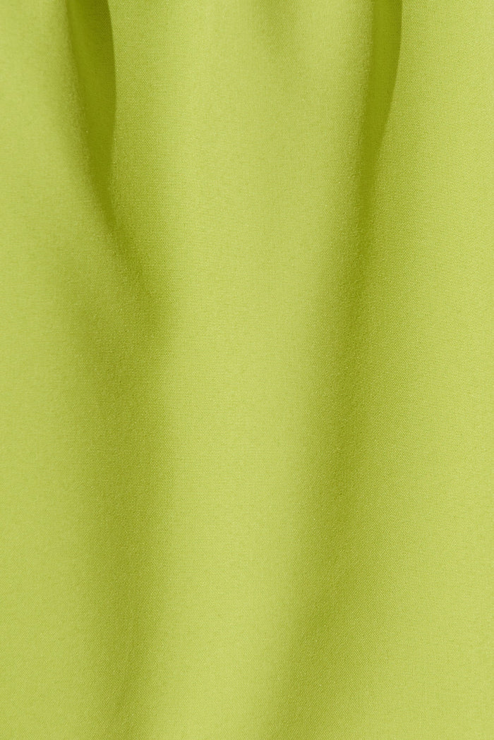 Amarini Dress In Lime Green - fabric