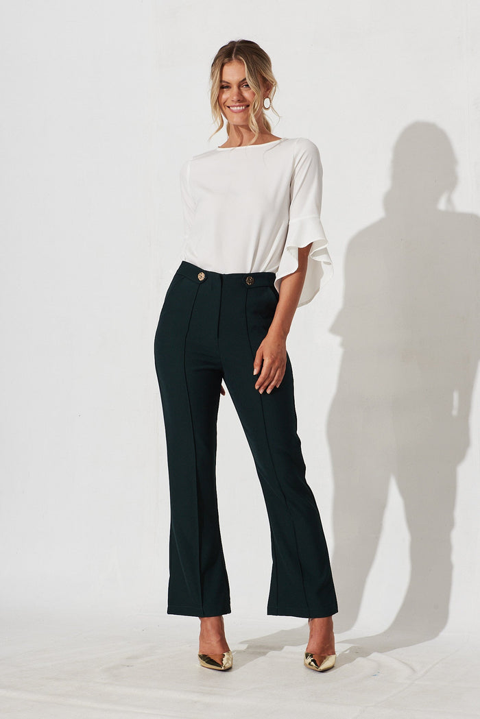 Nila Top In White - full length