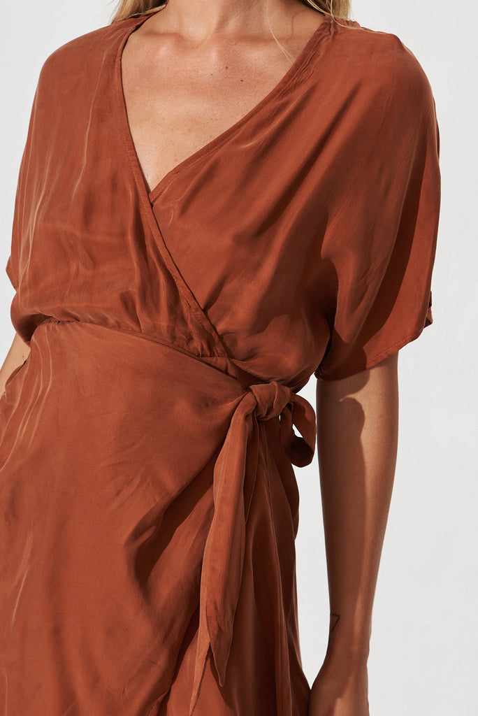 Armenia Dress In Brown - St Frock (Dev)