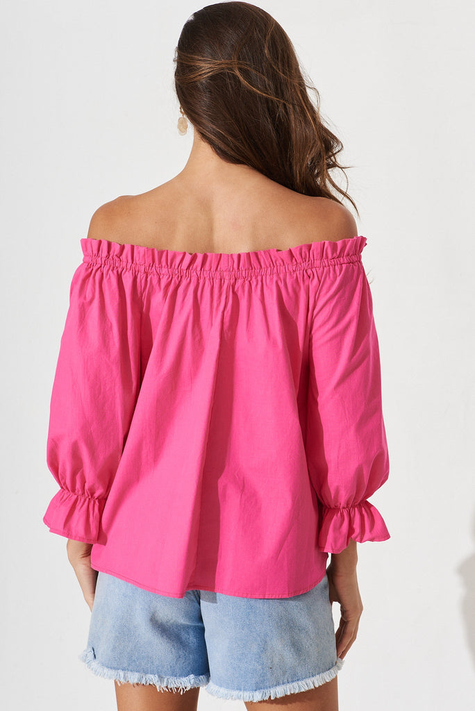 Rippon Top In Pink - back