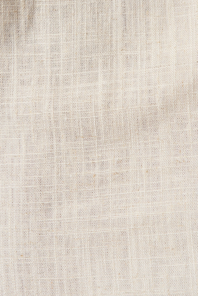 Arabella Shorts In Beige Linen Blend - St Frock (Dev)
