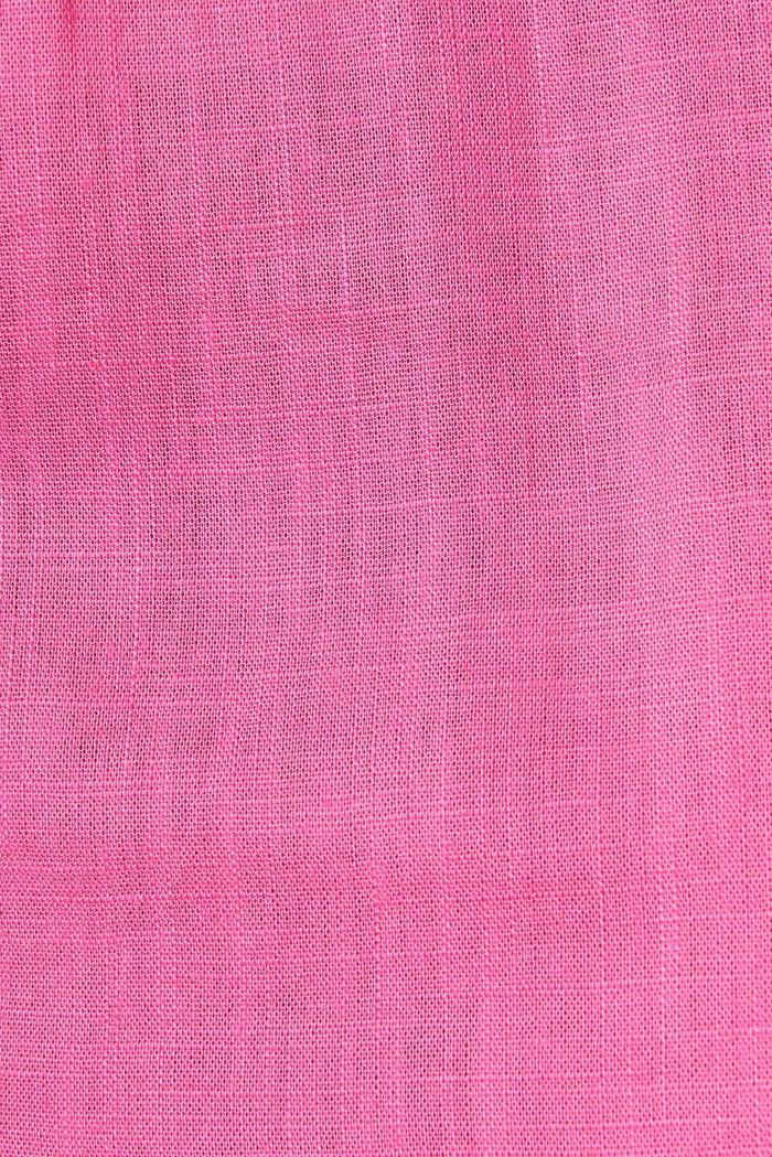 Arabella Shorts In Candy Pink Linen Blend - St Frock (Dev)
