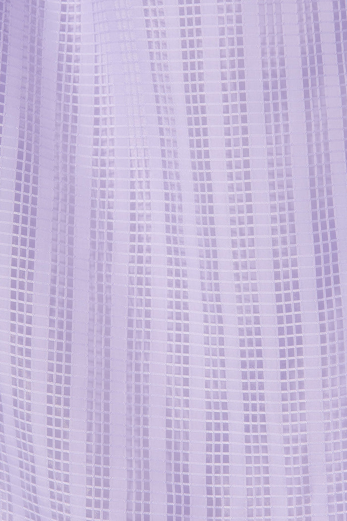 Destiny Midi Dress In Lilac Organza - fabric