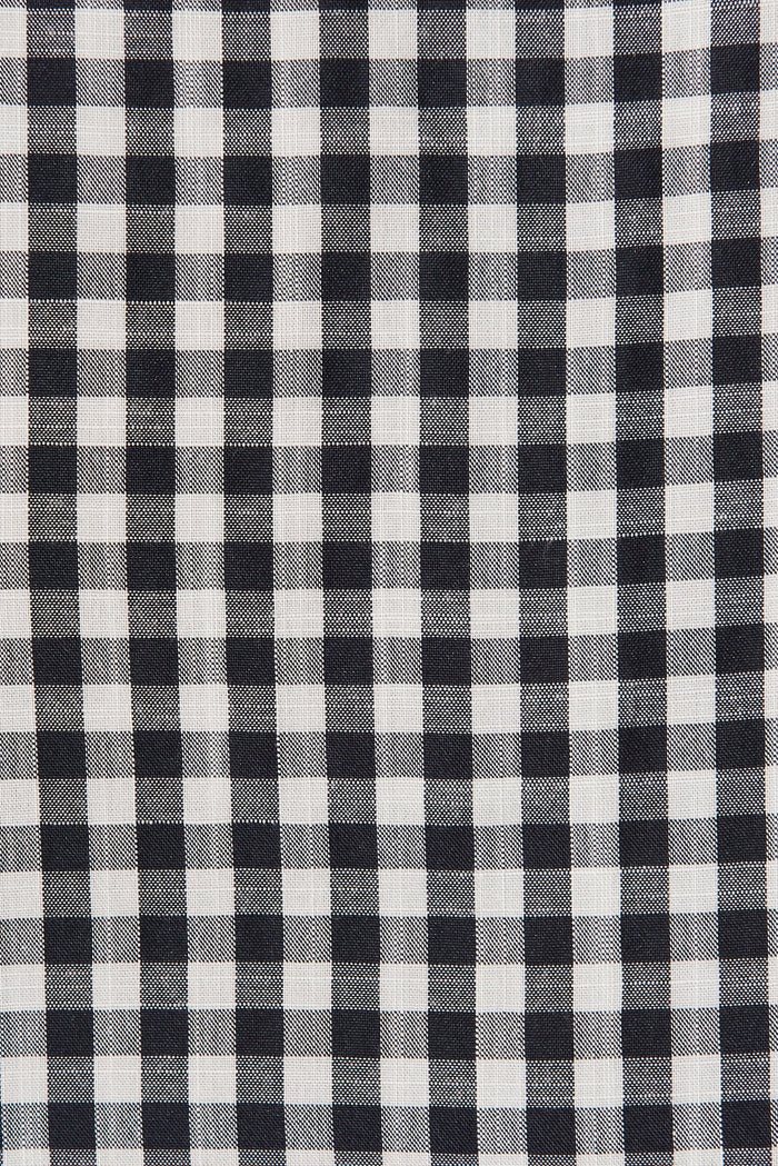 Costanza Maxi Dress In Black Gingham - fabric