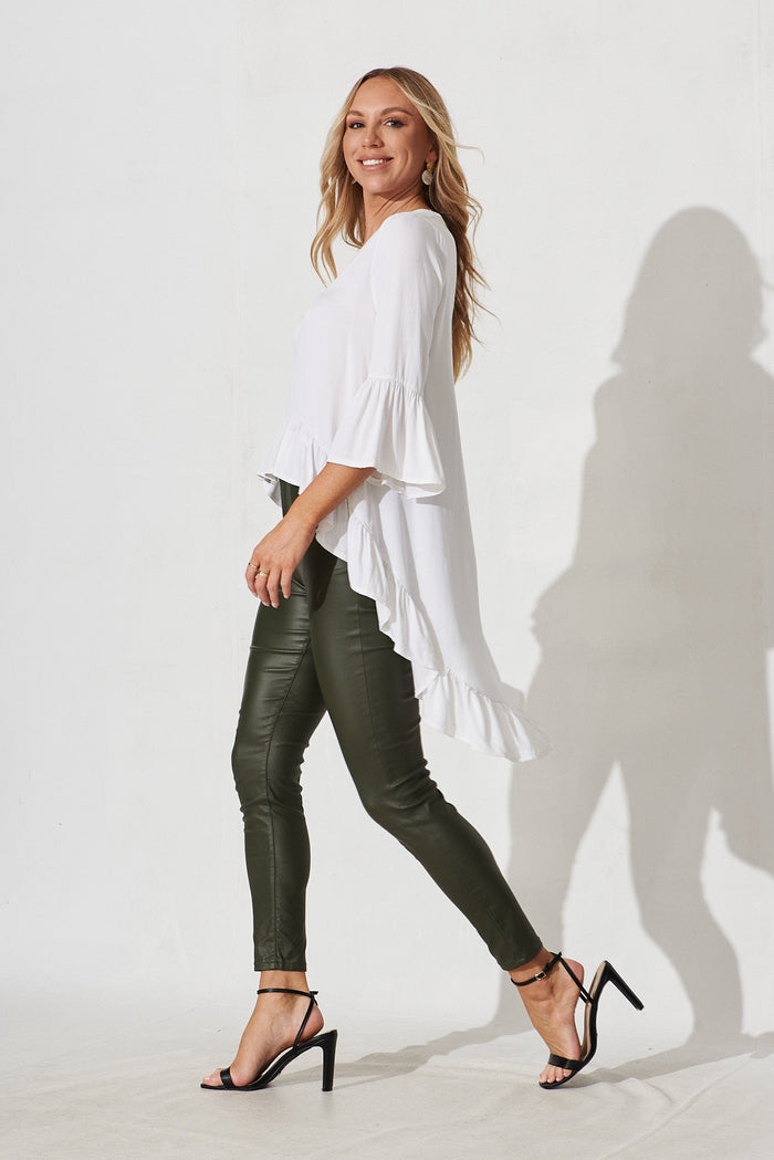 Poet Top In White - side