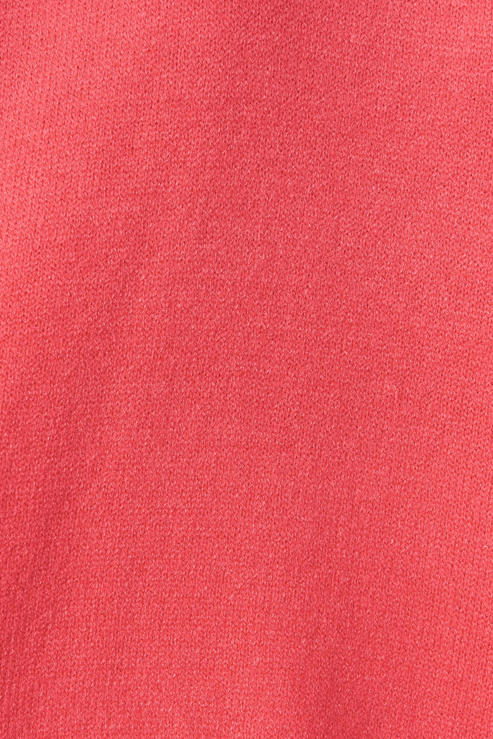Gracelynn Knit In Coral Wool Blend - fabric