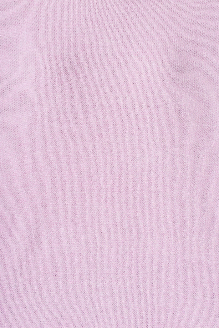 Gracelynn Knit In Lilac Wool Blend - fabric