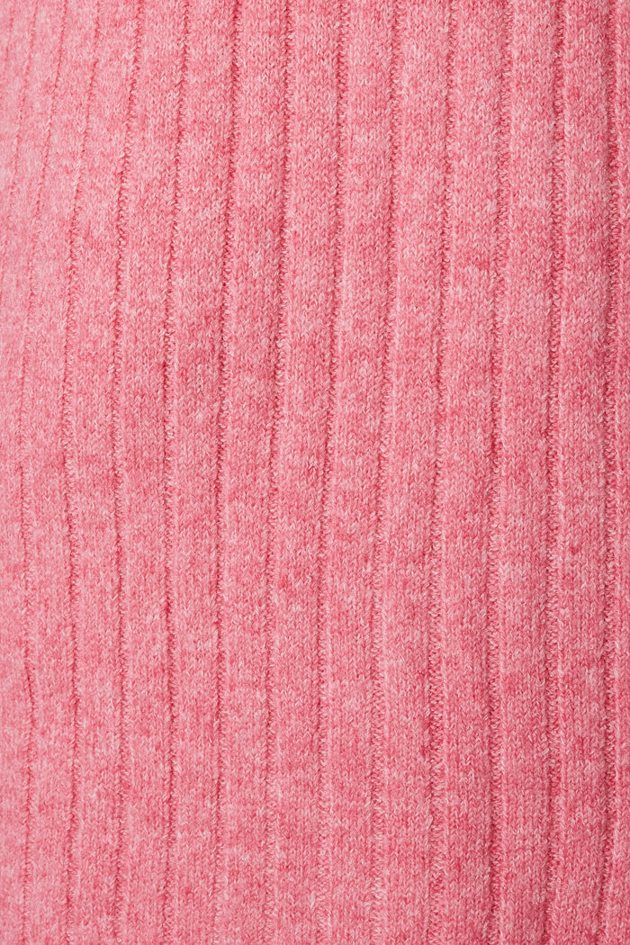 Kingsdene Knit Cardigan In Pink Wool Blend - fabric