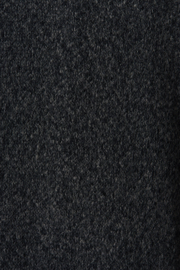 Narela Knit Cardigan In Grey Wool Blend - fabric
