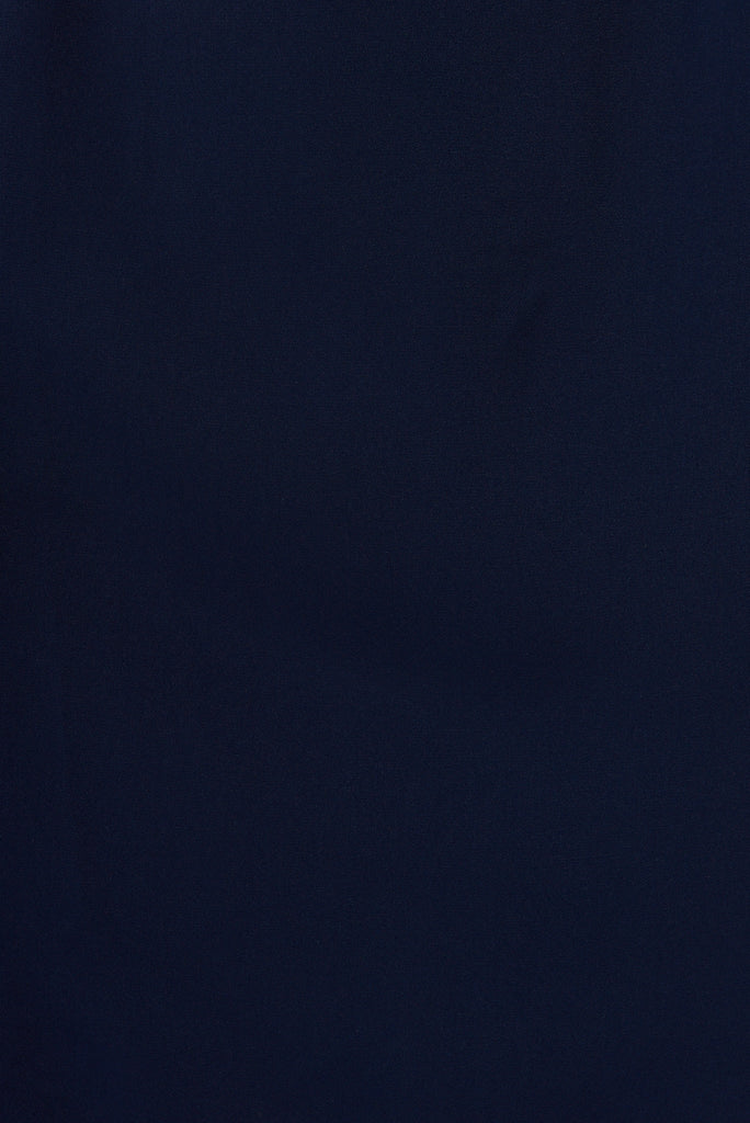 Pamplona Dress In Navy - fabric