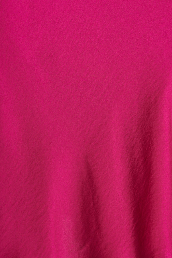 Zegnat Midi Dress In Berry Satin - fabric