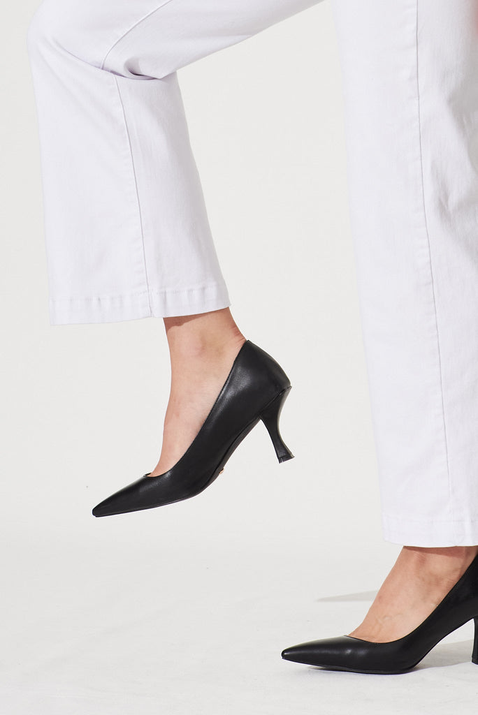Waverley Denim In White Cotton Blend - detail
