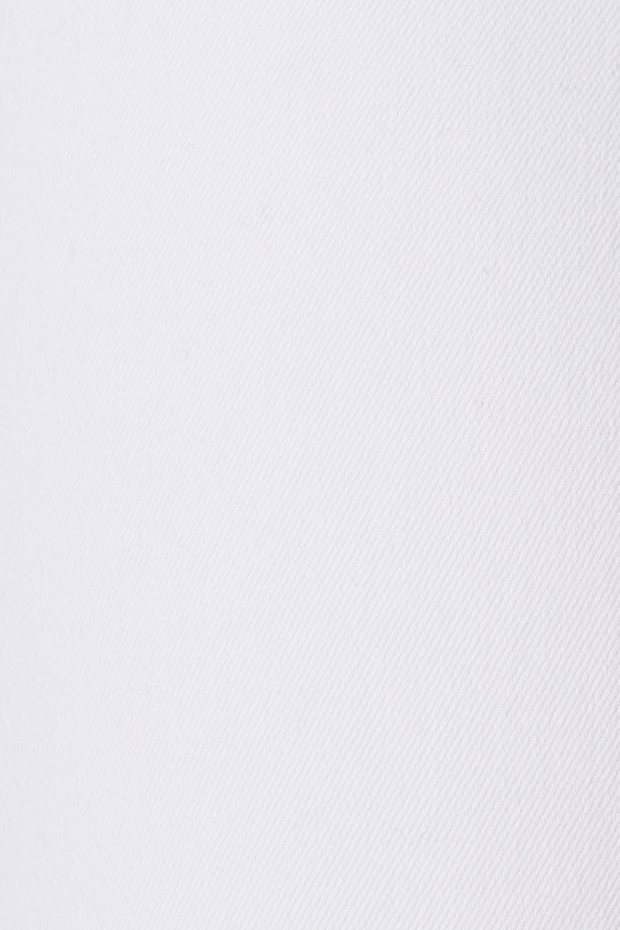 Waverley Denim In White Cotton Blend - fabric