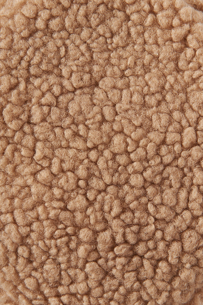 August + Delilah Tours Bucket Hat In Beige Shearling - St Frock (Dev)
