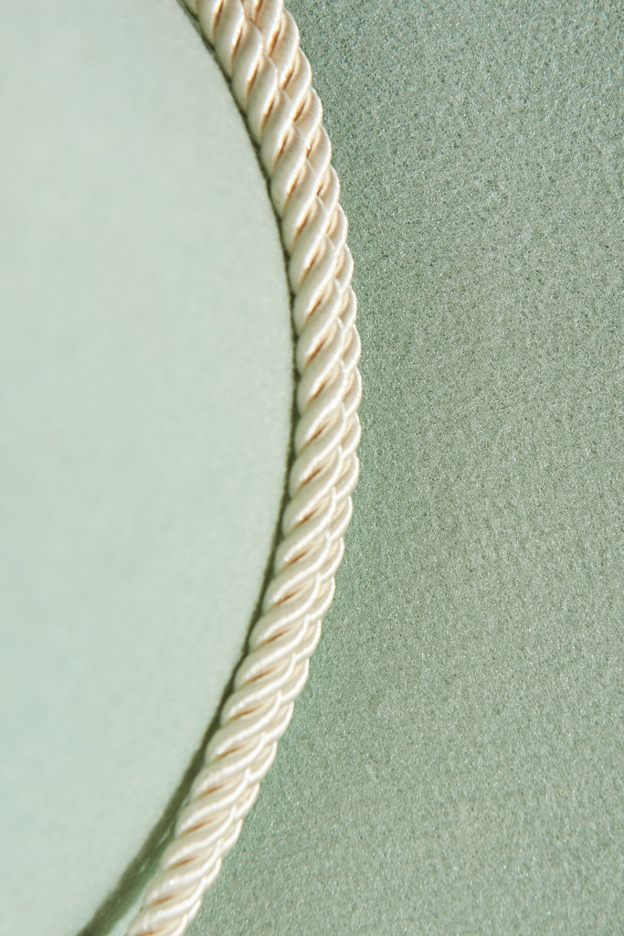 August + Delilah Montpellier Fedora In Mint With Gold Trim - St Frock (Dev)