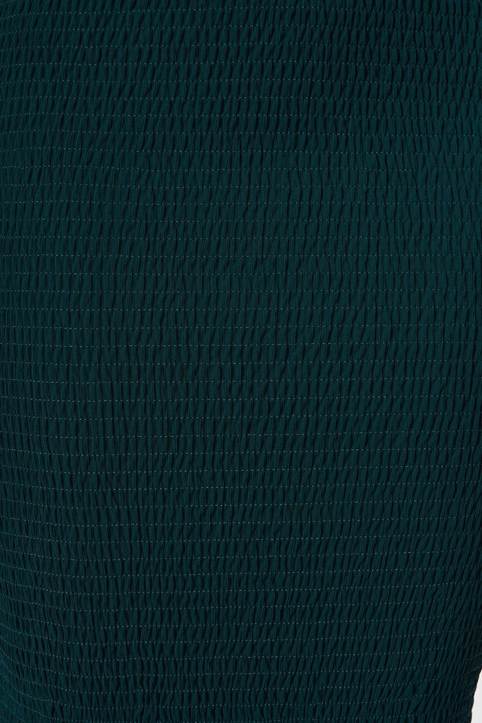 Bernadine Midi Dress In Emerald Green Chiffon - St Frock (Dev)