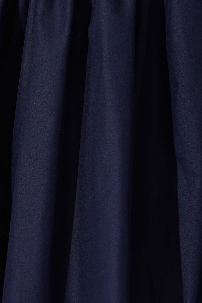 Blaire Shirt Dress In Navy - fabric