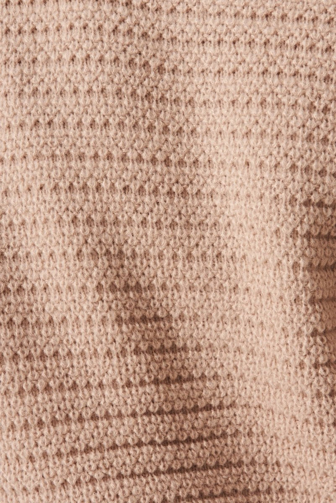 Cartagena Knit Jacket In Beige - St Frock (Dev)
