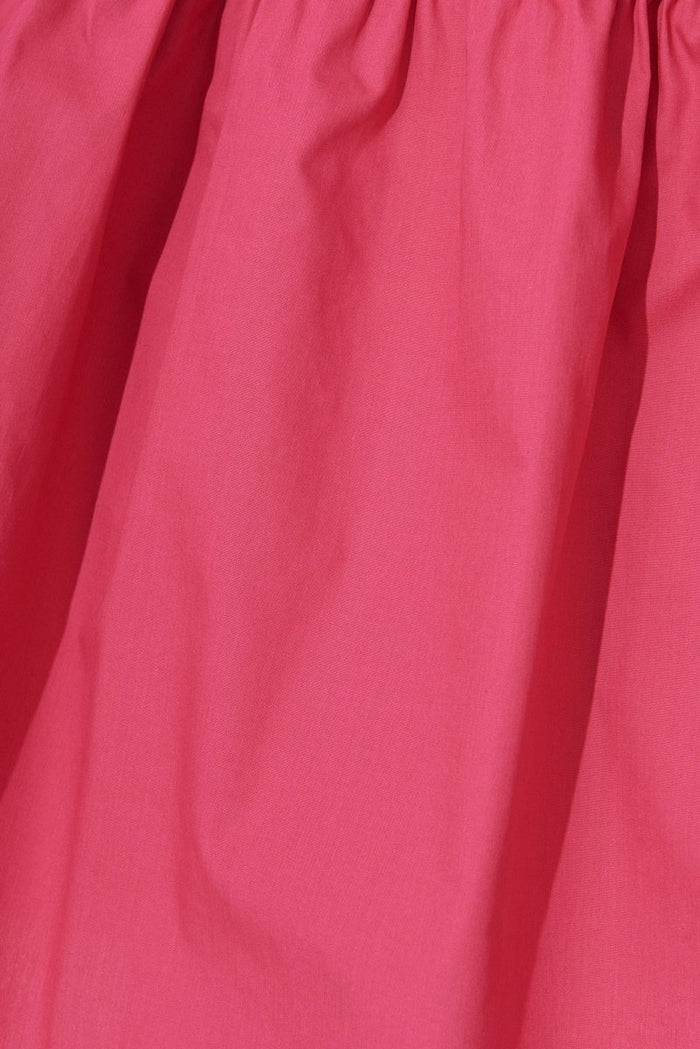 Chowder Bay Dress In Hot Pink Cotton - St Frock (Dev)