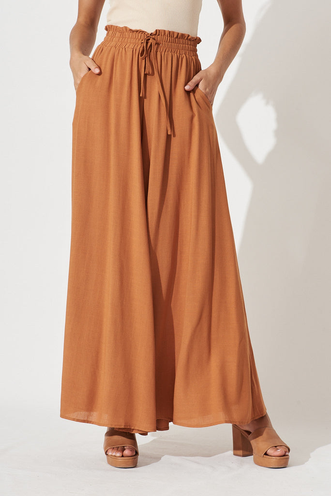 Mariah Pants In Rust - front