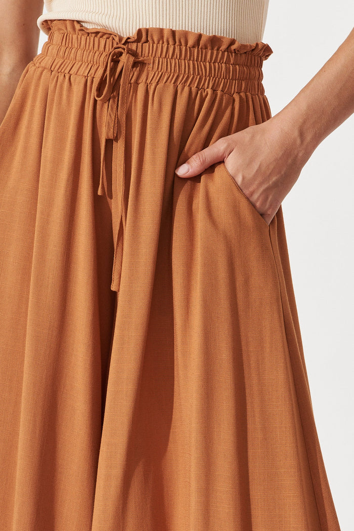Mariah Pants In Rust - detail