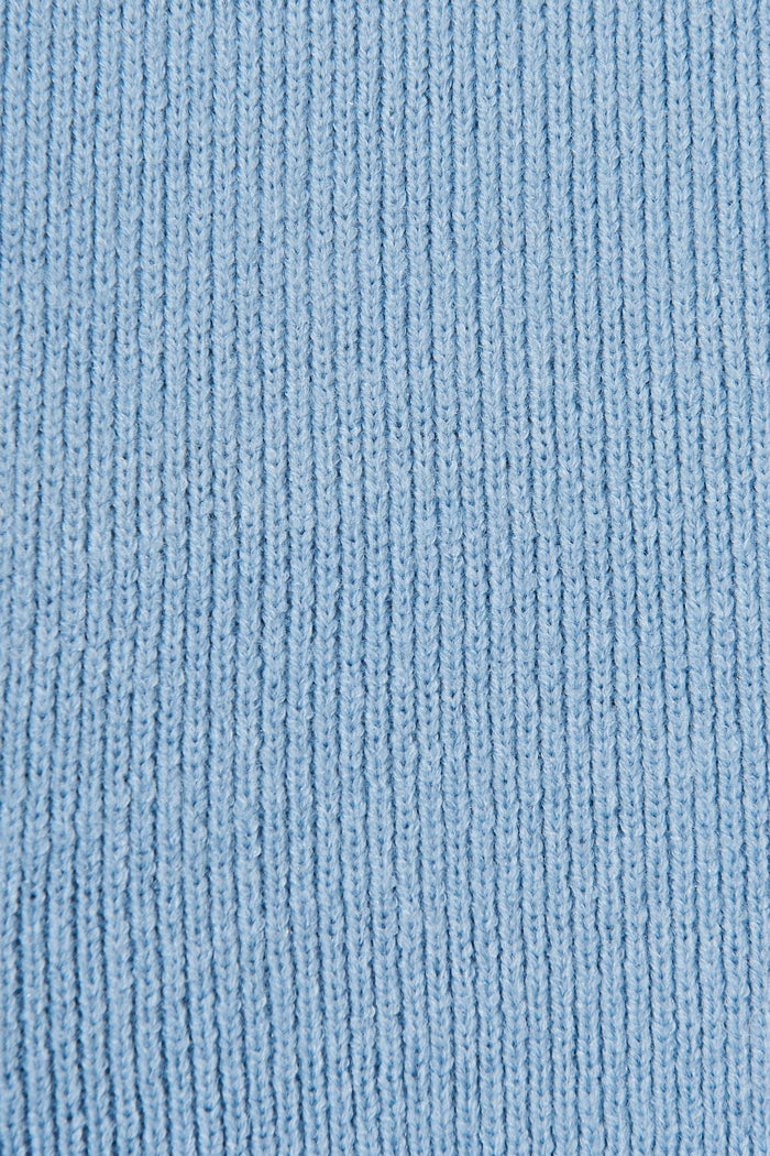 Winterberry Knit In Blue Wool Blend - fabric