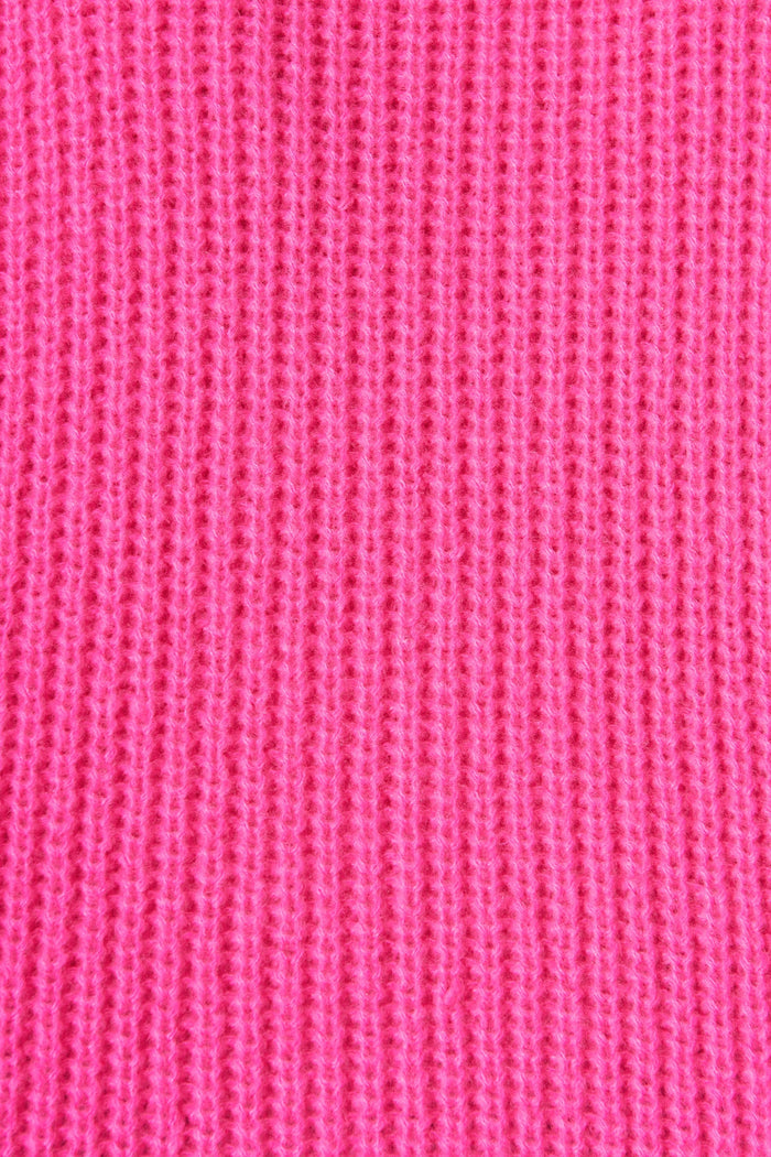 Tahira Knit In Pink Wool Blend - fabric