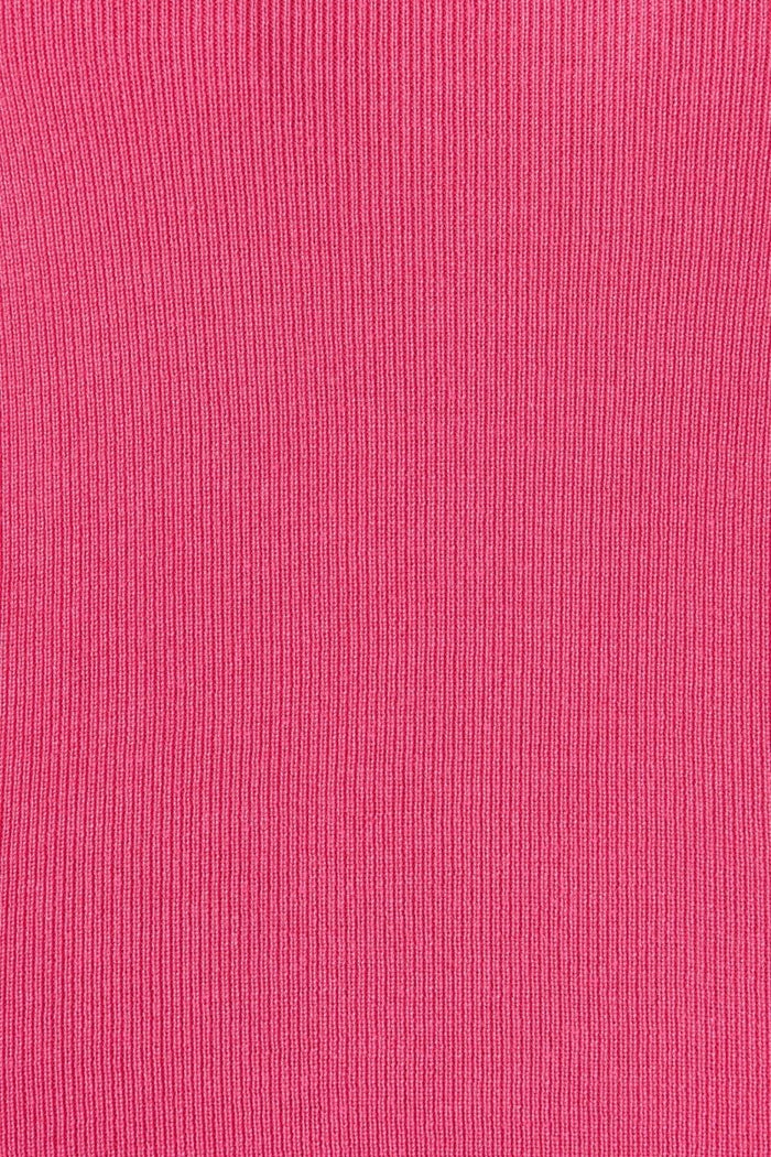 Brookvale Knit Top In Hot Pink Cotton Blend - St Frock (Dev)