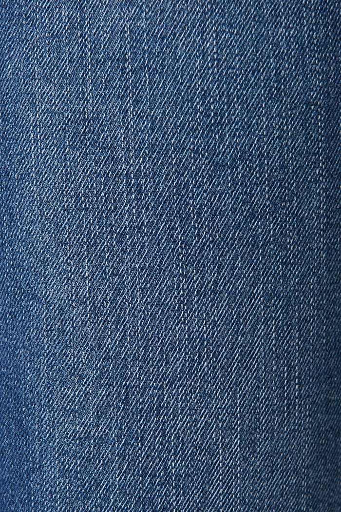 Keshia Denim Pant In Dark Blue Wash - fabric