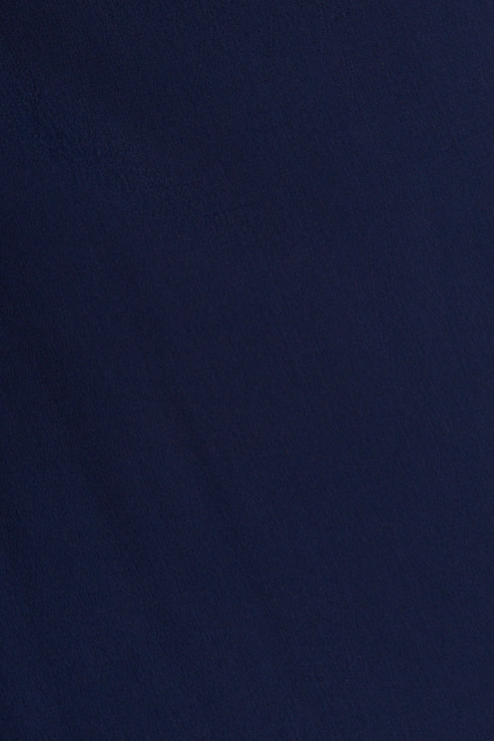 Cathia Top In Navy - fabric