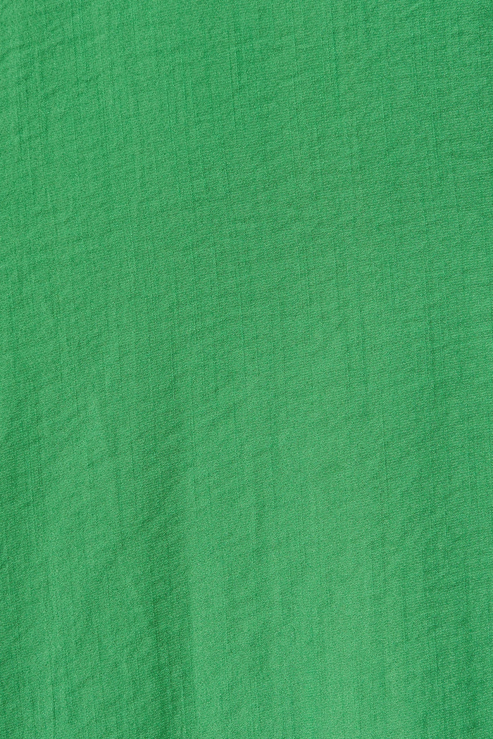 Kingsford Midi Dress In Green Cotton Blend - fabric