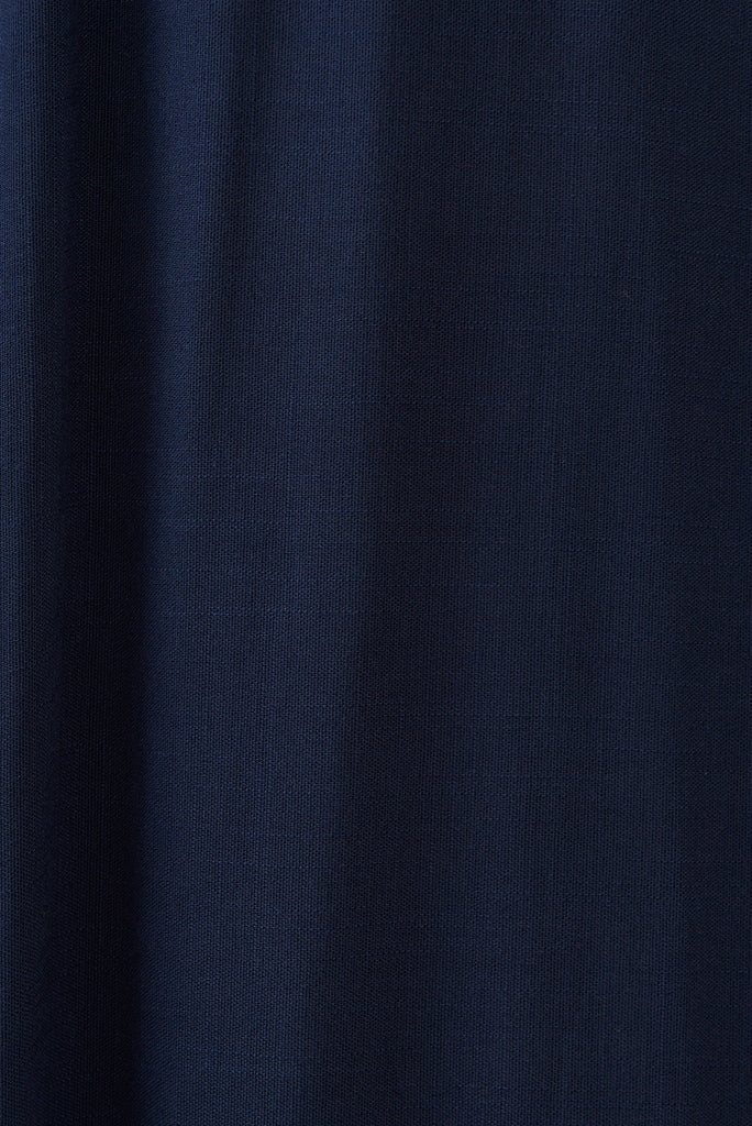 Mariah Pant In Navy - fabric