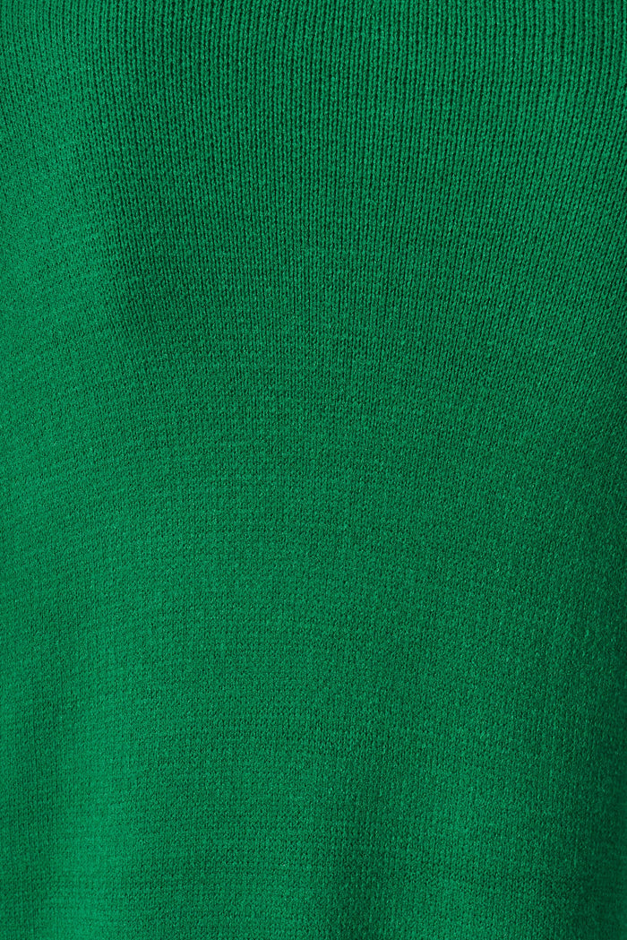 Windermere Hood Knit Cardigan In Green Wool Blend - fabric