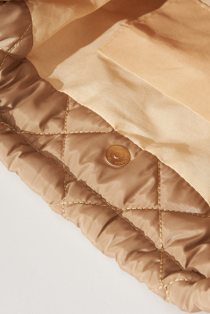 August + Delilah Solene Bag In Nude Beige - detail
