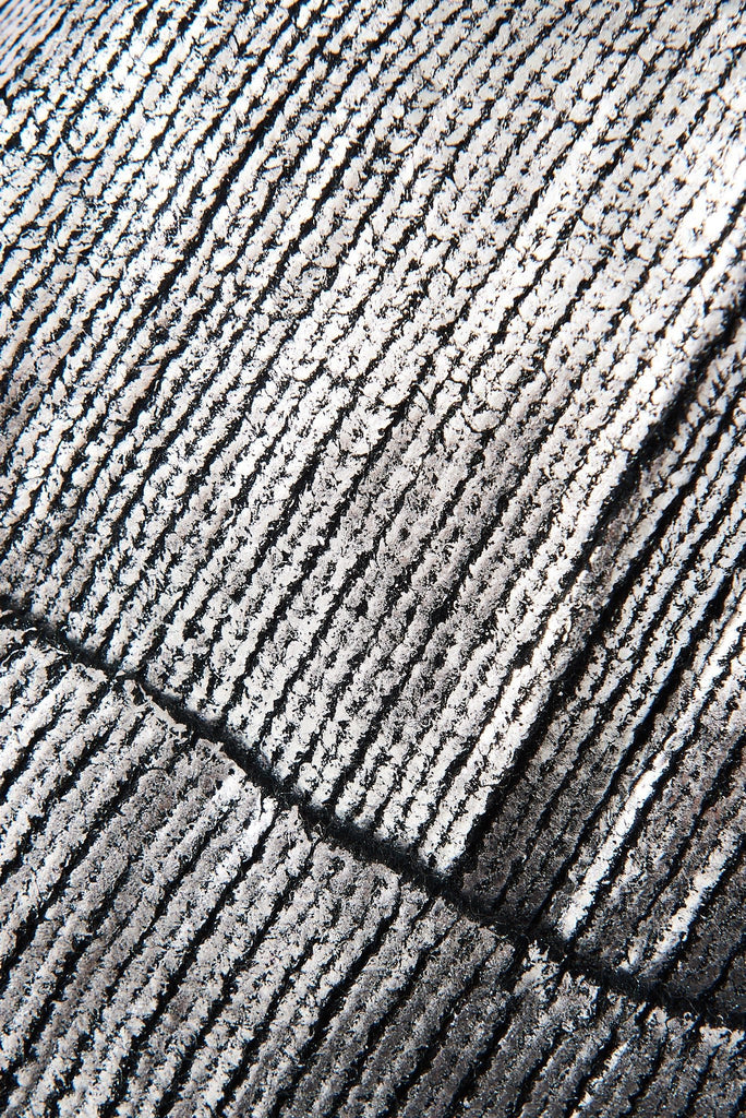 August + Delilah Interlaken Knit Beanie In Silver - St Frock (Dev)
