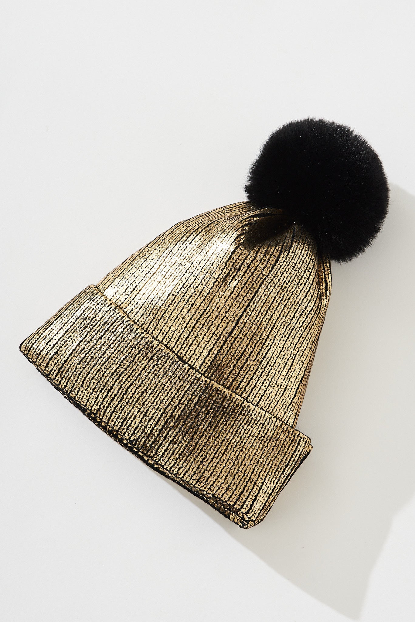 August + Delilah Lugano Knit Beanie In Gold - St Frock (Dev)