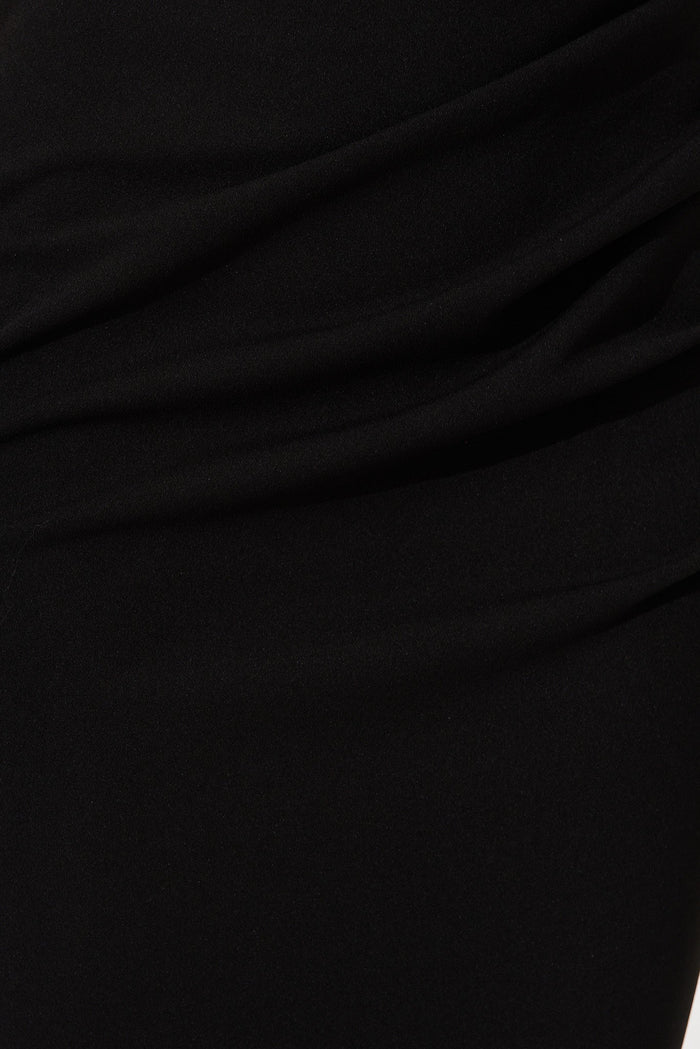 Confetti Midi Dress In Black - fabric
