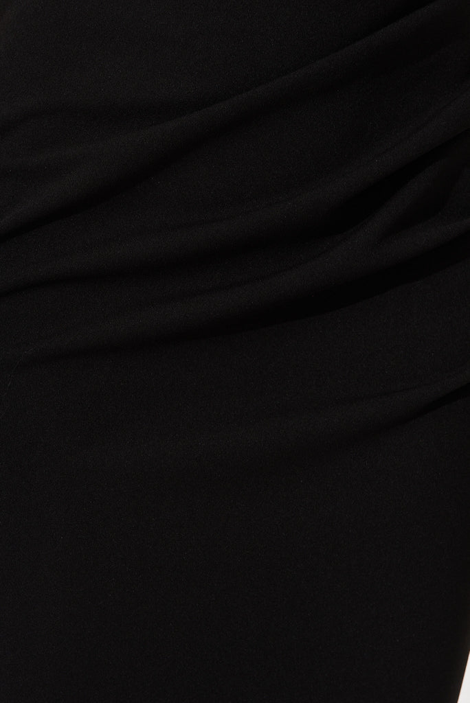 Confetti Midi Dress In Black - fabric