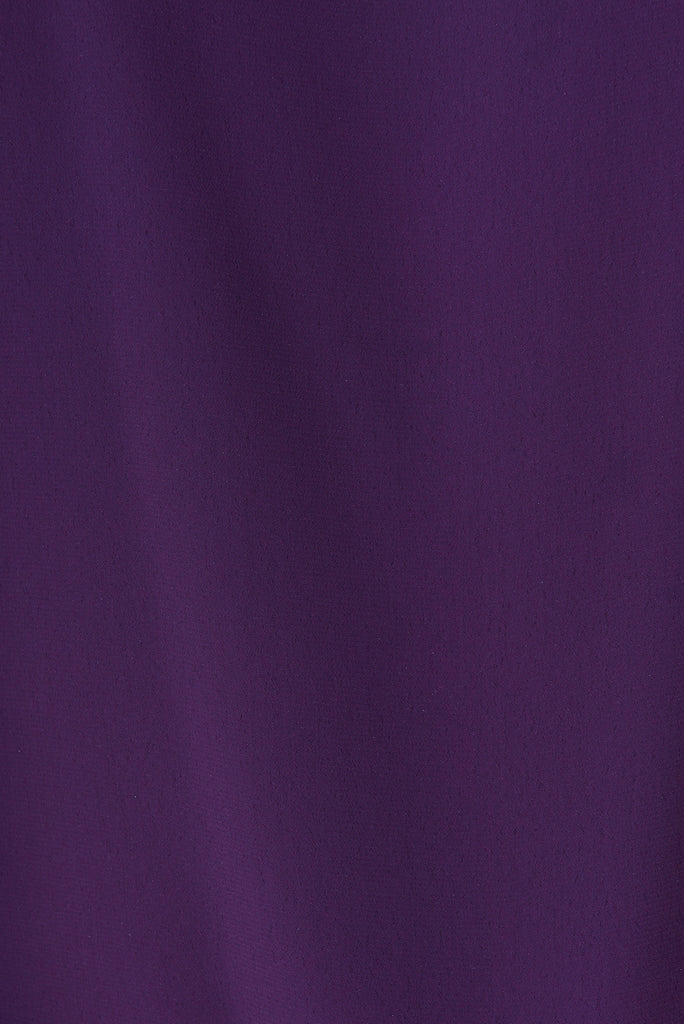 Rejina Top In Purple - fabric