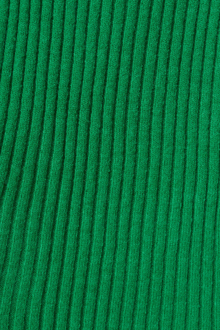 Gibbs Knit In Green Wool Blend - fabric